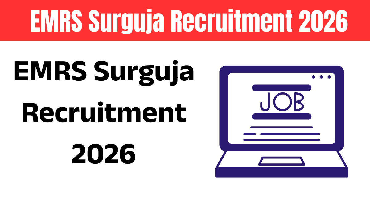 EMRS Surguja Recruitment 2026